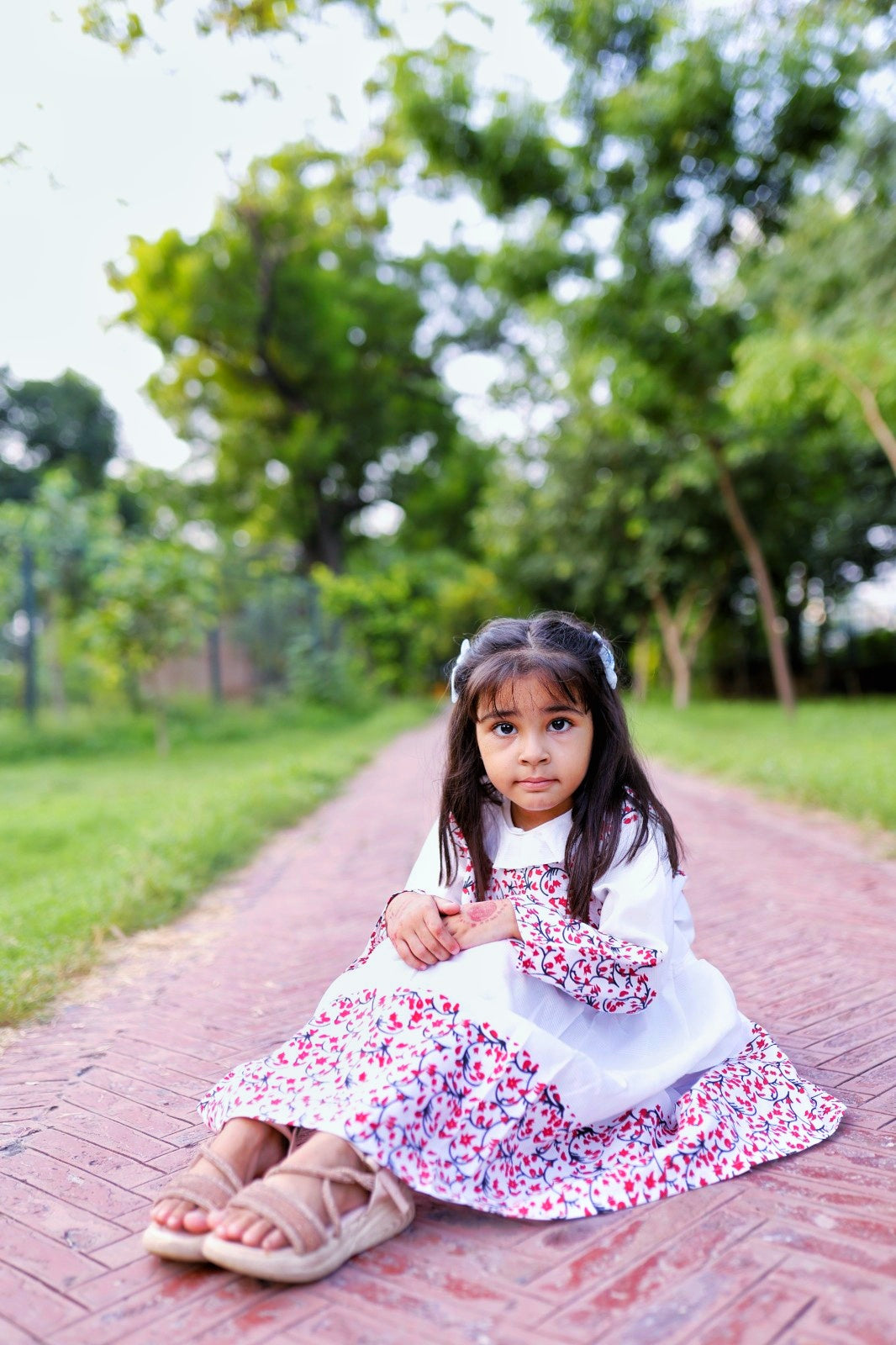 KIDS COTTON LONG FROCK