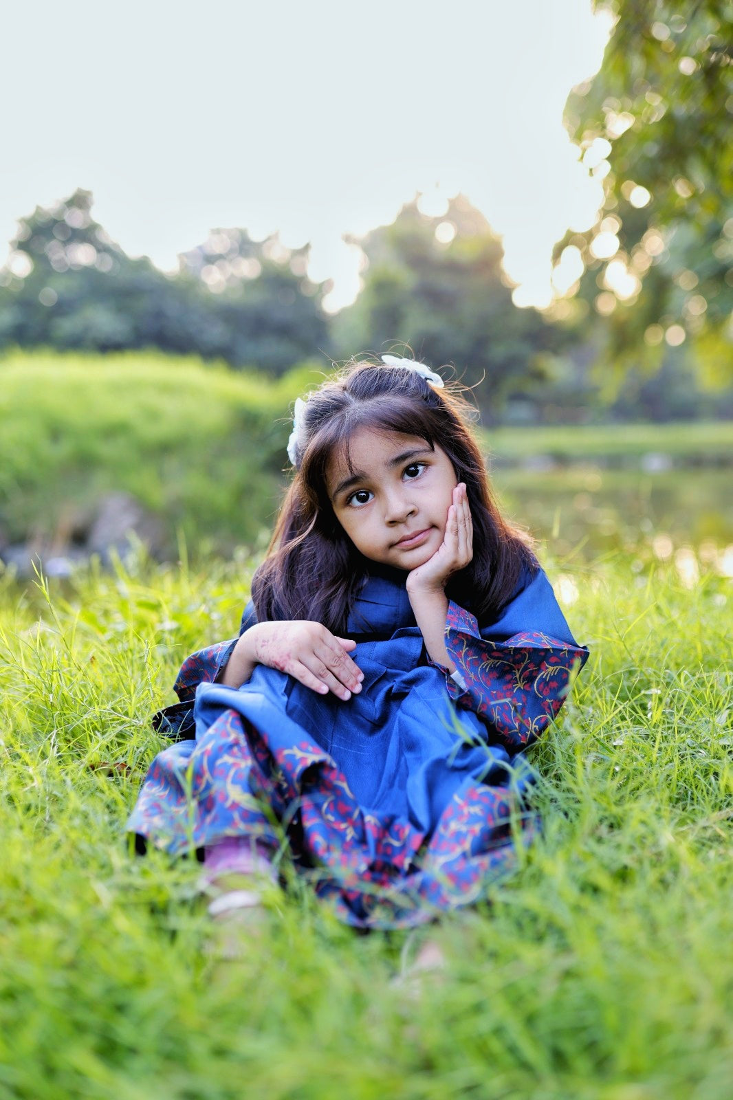 KIDS COTTON LONG SHIRT