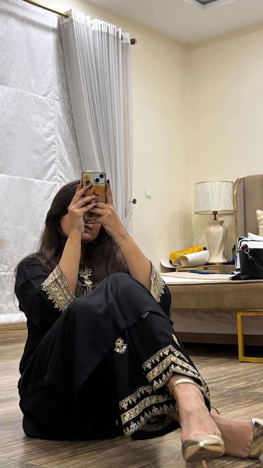 BLACK STONE LINEN 2-PC