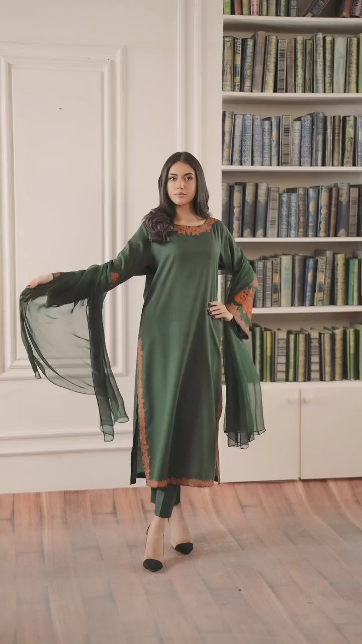 MUSHK EMBROIDERY 2PC