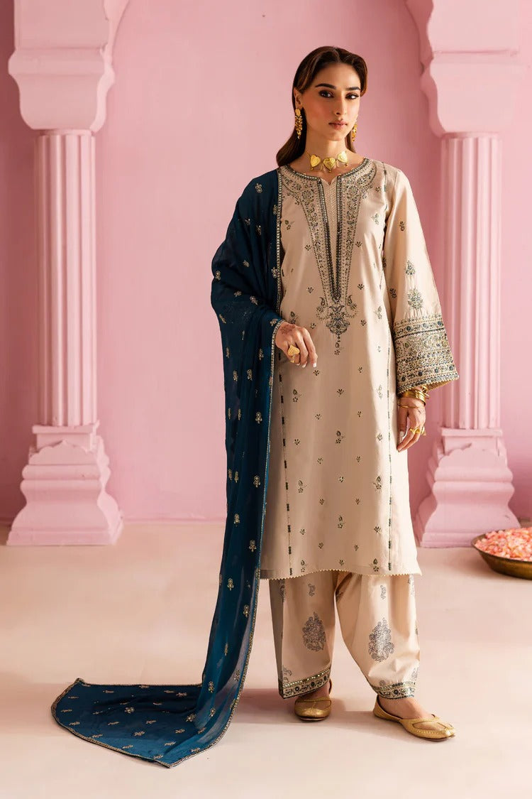 DHANAK 3-PC EMBROIDED