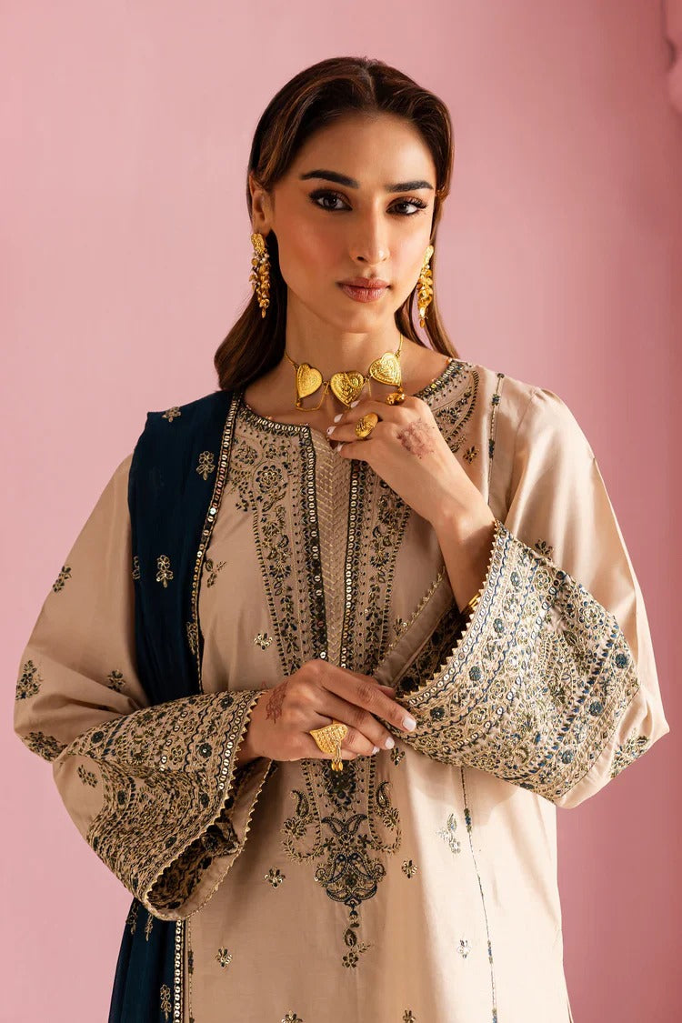 DHANAK 3-PC EMBROIDED